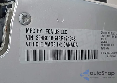 2024 Chrysler Pacifica Touring L from USA, damaged, VIN 2C4RC1BG4RR171948